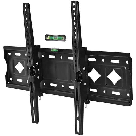 37–70 Inch Tilting TV Wall Mount, Heavy-Duty TV Bracket for Curved & Flat Panel TVS up to 121 Lbs and Max VESA 600x400mm, -12°~+12° Tilt Adjustment