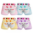 thumbnail image 1 of Culottes Culottes Garçonnes en Coton pour Tout-Petites Filles, Style Hipster, Culottes Princesse, Lot de 4, 1 of 10