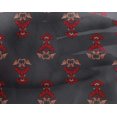 thumbnail image 4 of oneOone Georgette Viscose Fabric Leaves & Floral Block Print Fabric BTY 42 Inch Wide, 4 of 4
