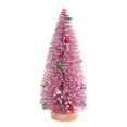 thumbnail image 1 of Yinanstore Tabletop Artificial Christmas Tree Christmas Gift Art Crafts Decorative Mini Christmas Tree Desktop Xmas Tree for Shelf Table Pink 20cm, 1 of 8