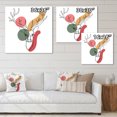 thumbnail image 4 of Designart Minimalisme Cerf de Noël Tons Terre Art Mural Moderne et Contemporain sur Toile, 4 of 4