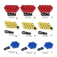 thumbnail image 2 of 20 Pieces Universal Car Wheel Nut Wheel Nut Covers Covers Vehicle Tire Lug Caps Replacement Automotive Upgrade Modified Accessories Red 21mm, 2 of 6