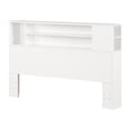 thumbnail image 2 of South Shore Fusion Full/Queen Bookcase Headboard, in Pure White, 2 of 12