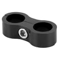thumbnail image 3 of 8AN Hose Separator, Pratical Aluminum Alloy Reusable Hose Clamp Divider, Easy To Install Economical 8AN Brake Line For Water Pipe Black, 3 of 8