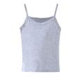 thumbnail image 2 of TopLLC Débardeur à Col Rond pour Enfants Sans Manches T-Shirt Graphique Uni T-Shirt Court à Col Rond pour Filles et Garçons Débardeur Tee Blouse Fille, 2 of 7