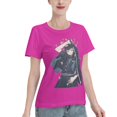 thumbnail image 2 of T-Shirt Basique à Manches Courtes pour Femmes Demon Slayer : Shitou Wuichiro, 2 of 6