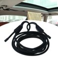 thumbnail image 4 of Rubber Elastic Strap Adjustable Tension Belt for Hand Carts Trunk Motorcycle Black 3meter, 4 of 7