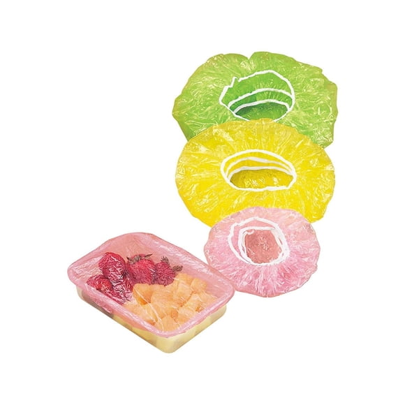 Multicolor Plastic Food Cover Lid Set 24Pcs Silicone Stretch Covers For Bowls Cups Plates Multicolor #z5i11