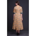 thumbnail image 3 of Bimba Robe Anarkali Fleurie Pêche Pâle pour Femmes, Kurti Imprimée Ethnique Indienne, Longue Kurta, Robe de Soirée, XX-Grand, 3 of 6