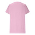 thumbnail image 2 of Birdeem Femmes Été Aguichant Mode Imprimé Régulier Col en V Femmes Manches Courtes Haut Blouse, 2 of 6