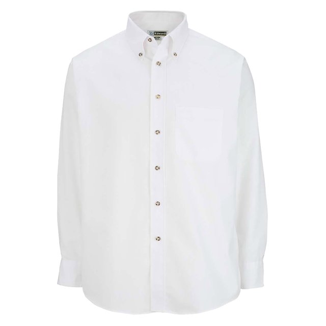Edwards Men's Easy Care Long Sleeve Poplin Shirt