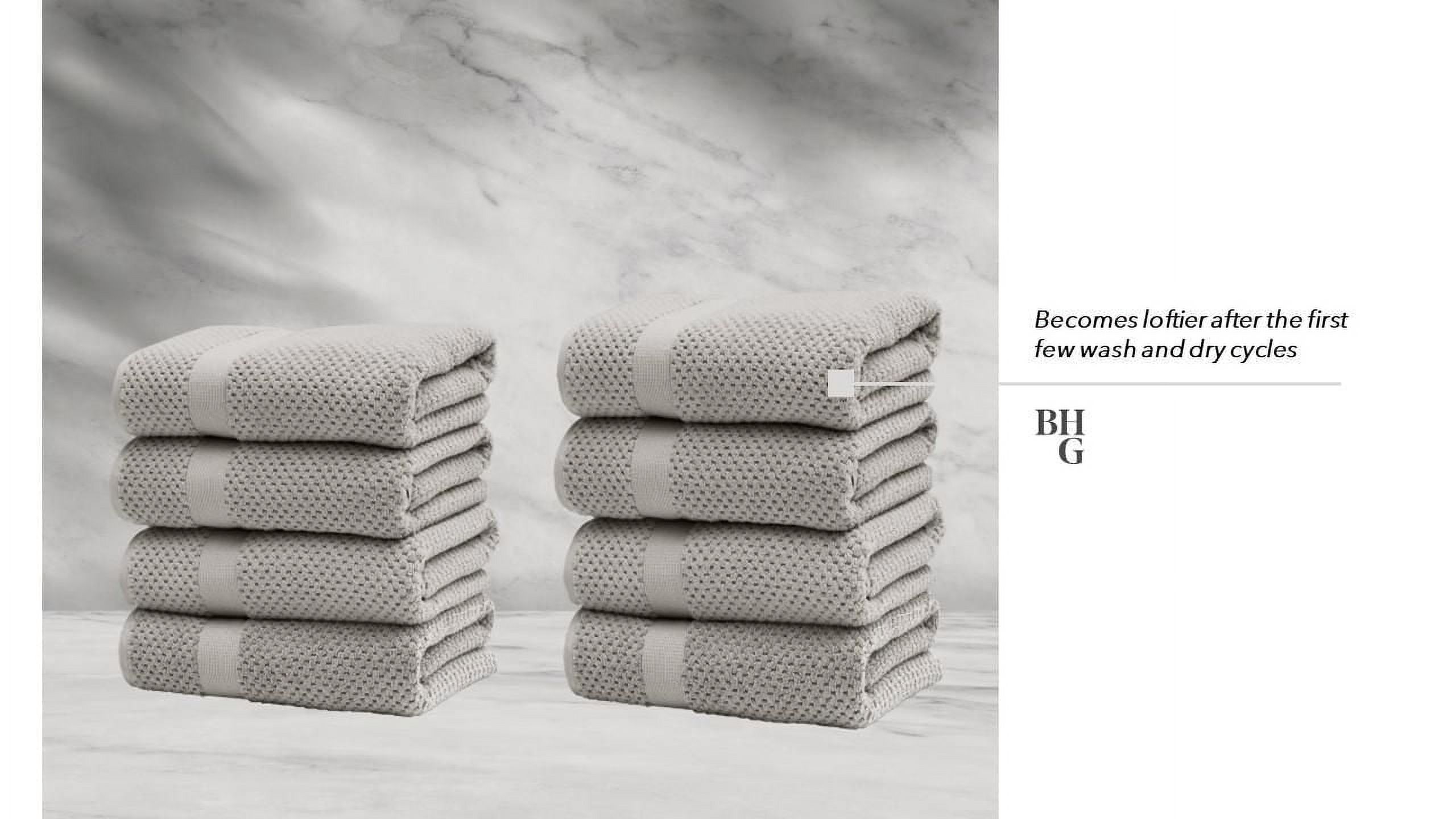 Better Homes & Gardens Signature doux Popcorn Texture Collection débarbouillettes