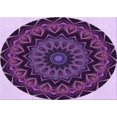 thumbnail image 1 of Ahgly Company Machine Washable Indoor Rectangle Transitional Orchid Purple Area Rugs, 3' x 5', 1 of 7