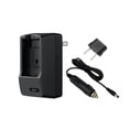 thumbnail image 1 of Battery Charger Compatible With Sony Cybershot DSC-F828. Universal Voltage (100-240V), Portable Compact Design, Flip Out Plug (Includes Car Charger), 1 of 5