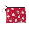 thumbnail image 1 of Chang Sac à Main Cadeau de Noël Sac de Rangement Résistant à l'Eau Style Simple Porte-Clés Doublure Épaisse Petit Portefeuille Polyester Porte-Monnaie lqb3032, 1 of 6