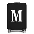 thumbnail image 1 of Luggage Cover Protective Covers Apply 18-28 Inch Suitcase Travel Accessories Bag 26 White Letter PrintedElastic Dust Case Cover 8White M S, 1 of 6