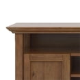 thumbnail image 4 of Amherst 54 inch Wide Solid Wood Transitional TV Stand in Medium Saddle Brown, 4 of 7