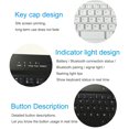 thumbnail image 4 of Electronic Slim Portable Mini Wireless Bluetooth Keyboard for Tablet Laptop Smartphone iPad 9.7/10.1 inch white, 4 of 8