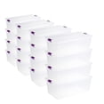 thumbnail image 1 of Sterilite 110 Qt Clear Storage Box with Secure Latching Lid, (16 Pack), 1 of 7