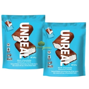 Unreal Dark Chocolate Coconut Mini Bars 435 g -(2 PACK)