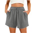 thumbnail image 1 of Dealovy Workout Shorts for Women Wide Leg Drawstring High Waisted Athletic Running Gym Yoga Shorts, 1 of 2