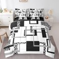 thumbnail image 1 of YST Leopard Print 7 Pcs Comforter Set King,Striped Bedding Sets for Adult,Animal Skin Texture Bed in A Bag,Modern Abstract Reversible Bed Sets with Flat Fitted Sheet,Pillow Shams, 1 of 5