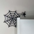 thumbnail image 2 of Halloween Door Corner Sign Halloween Decor Door Corner Sign Halloween Door Corner Sign Wooden Witch Spider Halloween Decor Halloween Witch Sign Fall Decor, 2 of 8