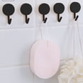 thumbnail image 4 of 5-Pack Adhesive Wall Hooks For Bathroom And Kitchen - No-Drill Damage- Installation - Strong Adhesive 360 Rotation - Ideal For Hanging Towels Utensils, 4 of 6
