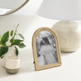 thumbnail image 2 of DesignOvation Domingo Arch 5" x 7" Gold Rope Tabletop Picture Frame, 2 of 10