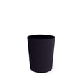 thumbnail image 1 of Grey Label Black Waste Can, Round Plastic Bathroom Trash Bin, Garbage Can & Wastebasket, 1 of 7