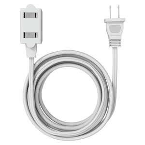 Hyper Tough 6ft Indoor 3-Outlet Cord White