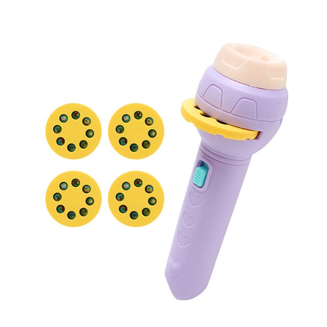 RXIRUCGD Toys Early Childhood Educational Picture Projection Slide Luminous Flashlight