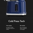 thumbnail image 4 of SiFENE Extracteurs de Jus à Pression à Froid 200 W, Grande Ouverture de 83 mm pour Aliments Entiers, Extracteur à Mastication Lente, Rendement Élevé, Bleu, 4 of 8