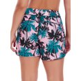 thumbnail image 3 of RELLECIGA Shorts de Bain Taille Haute pour Femmes avec Poches Protection Solaire UV, 3 of 7