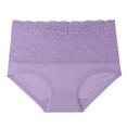 thumbnail image 3 of XZNGL Womens Underwear High Waisted Breathable Lace Trimmed Solid High Waisted Triangular Underwear for Women High Waist Underwear Women Underwear High Waist Womens High Waisted Underwear, 3 of 4