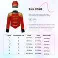 thumbnail image 2 of CHICTRY Uniforme d'Équipe de Tambour-Major pour Garçons Enfants, Tenue de Batteur pour Performance, Veste à Franges de Fanfare et Chapeau, C Rouge 8, 2 of 7