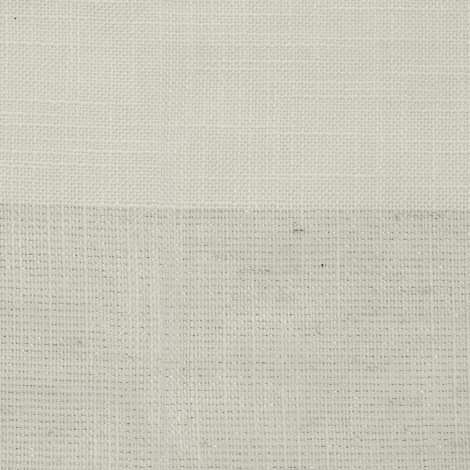 Loft Living Petoskey, filtrant la lumière panneau de rideau à œillets en faux lin à rayures métalliques 52" x 84", gris ivoire