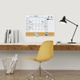 thumbnail image 2 of Quartet Magnetic Dry-Erase Combination Board, Slim Aluminum Frame, 23” x 17”, 2 of 2