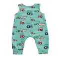 thumbnail image 3 of Infant Baby Cartoon Patterns Jumpsuit  Cute Style Sleeveless  Neck Printing Romper, 3 of 5