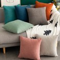 thumbnail image 4 of Housse de Coussin Simple Coussin Souple Taie d'Oreiller Carrée pour Canapé Bureau, 4 of 10