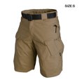 thumbnail image 1 of Men Shorts Activewear Riding Cycling Cold Riding Multi-Pocket Short Pants Washable Reusable Outdoor Hunting Fishing Casual for Man Khaki S, 1 of 6