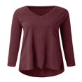 thumbnail image 2 of Plus Size Women Long Sleeve Tunic Top Pullover, 2 of 5