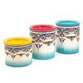 thumbnail image 1 of EuroCeramica Zanzibar Zanzibar-3pcs Canister, 3-Piece Set, Multicolor, 1 of 4