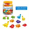thumbnail image 4 of Double-Sided Matching Dinosaur Contain 26 Letters & 10 Number & 10 Graphics Fine, 4 of 5