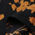 thumbnail image 4 of Birdeem Robe Femme Imprimée à Manches Torsadées Robe Midi Aguichant à Décolleté en V Profond, 4 of 7