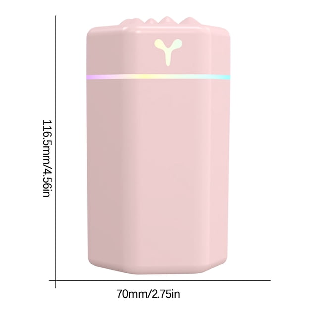 Agiferg USB Humidifier Portable Mini Household Humidifier Desktop Mini Purification Humidifier