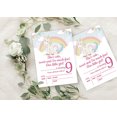 thumbnail image 4 of Darling Souvenir Blue Birthday Invitation Card Printable Fill or Write In Blank Invites Party Supplies Pack Of 28 5 x 7 Inches, 4 of 5
