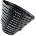 thumbnail image 2 of Step Up Rings,K&F Concept Metal 11pcs Stepping Adapter Ring Kit Including(26-30mm,30-37mm,37-43mm,, 2 of 6