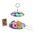 thumbnail image 3 of HILABEE Unique Pretend Play Teaset Interactive Toys Teapot Playset Dessert Tea Party Set A, 3 of 9