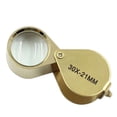 thumbnail image 3 of tamizeot Jewelry Magnifier Lens Clear Jewelers Eyes Tools 30X21mm Magnifying Glass 2Set, 3 of 6